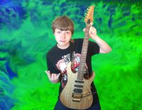 Dustin with the Ibanez RG6PKAG-NTF