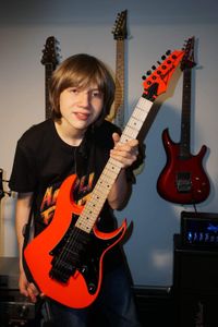 Dustin with the Ibanez RG550-RF